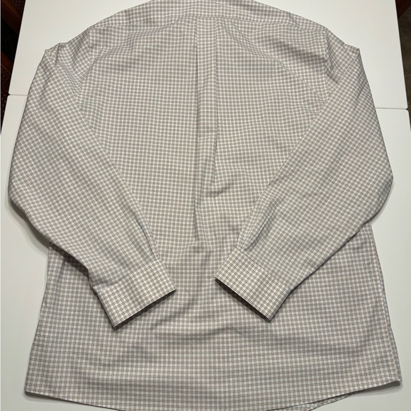 Brooks Brothers Men's XL Yellow Brown Checkered Shirt - Picture 3 of 3